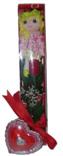  Trabzon çiçek mağazası , çiçekçi adresleri  kutu içinde 1 adet gül oyuncak ve mum 
