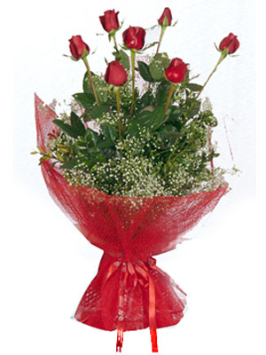  Trabzon çiçek gönderme  7 adet gülden buket görsel sik sadelik