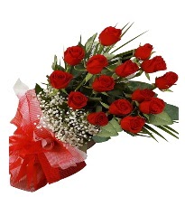 15 kırmızı gül buketi sevgiliye özel  Trabzon internetten çiçek satışı 